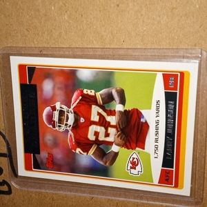 Larry Johnson 2005 football card.